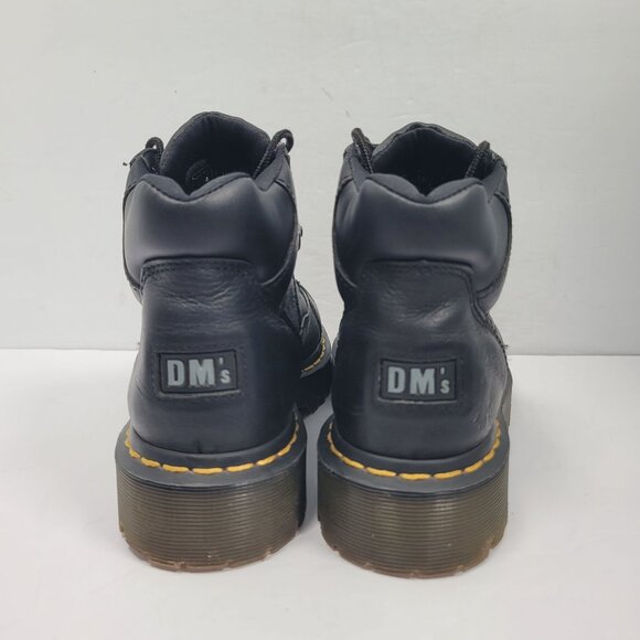 Dr. Martens 8699 Men's Black Leather Lace Up Boots US Size 5 / Wo's US Size 6 - Picture 4 of 10